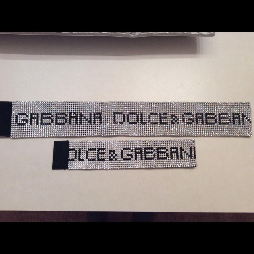 Dolce & Gabbana Rhinestone Choker Set